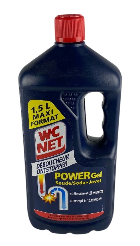 wc net deboucheur 1.5l powergel soda+javel