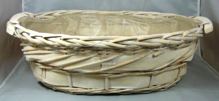 mand ovaal beige 45x36h14