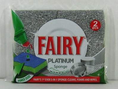 fairy synth.schuurspons x2 platinum