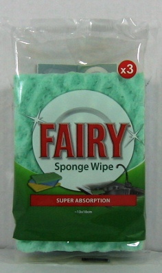 fairy vegetarische schuurspons kleur x3