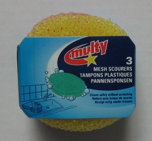pannenspons plastiek x3 multy
