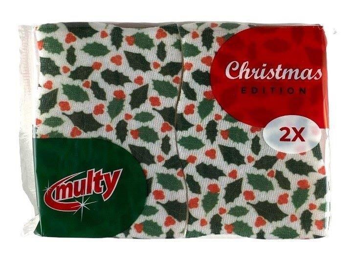 eponge a recurer multy x2 christmas edition