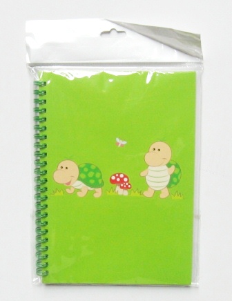 cahier spirale a4 tortue promo