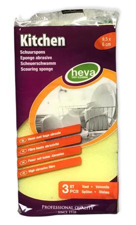 schuurspons synt.heva s-3 9.5x6x2.2cm