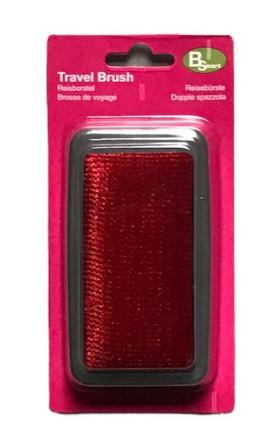 brosse de voyage-brosse de vetements sur carte