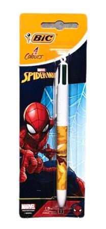 bic 4-kleuren spiderman promo