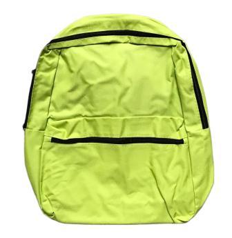 sac a dos polyester lime