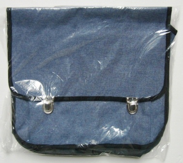 cartable touch bleu 31x28x18cm