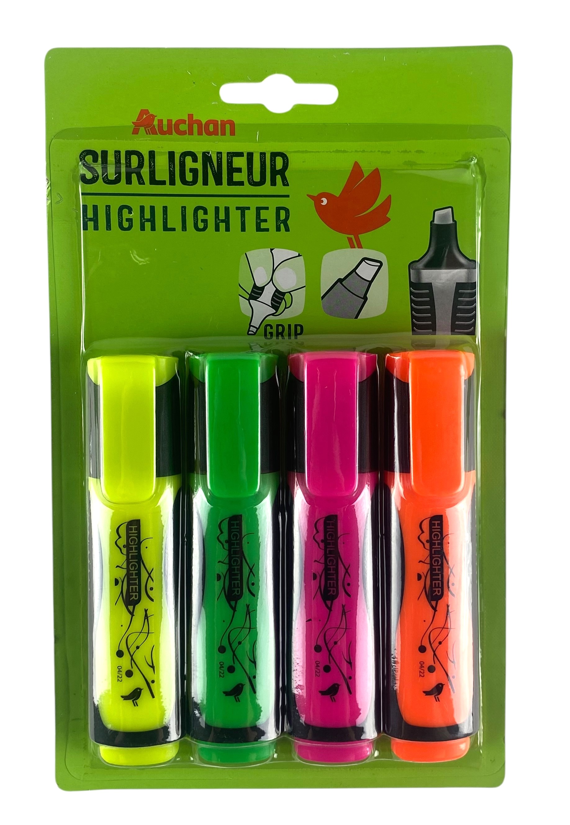 markeerstiften x4 promo stockverkoop viltstiften/markers