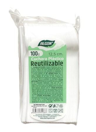 s-100 koffielepels 12.5cm plastiek eco algon