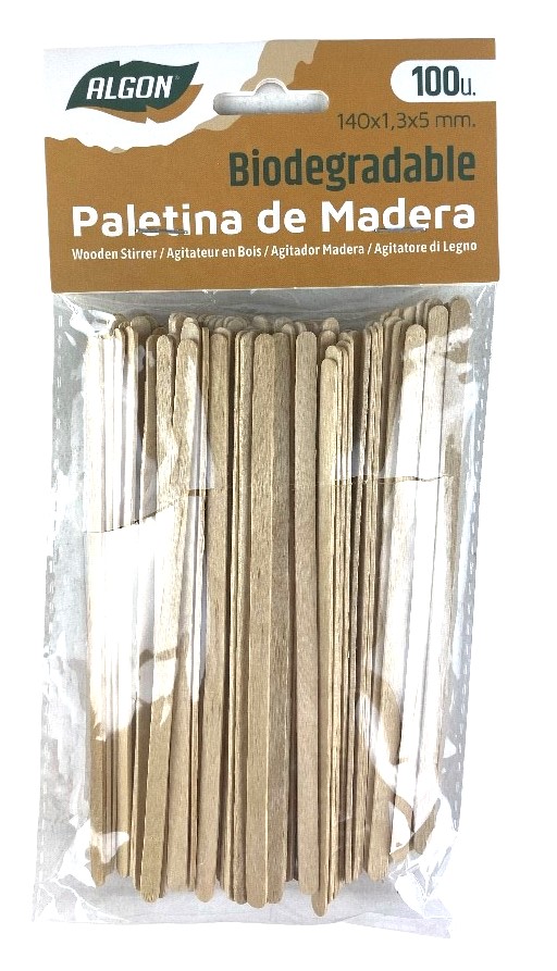 s-100 houten staafjes 14cm algon
