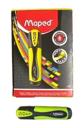 maped marqueur ultrasoft jaune