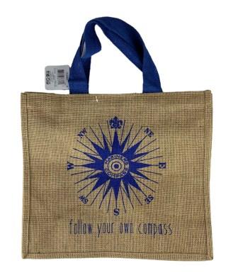 shoppingtas jute compass