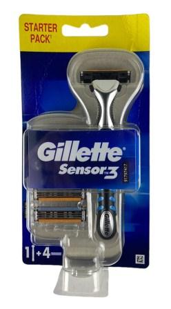 gillette sensor3 app+4mesjes