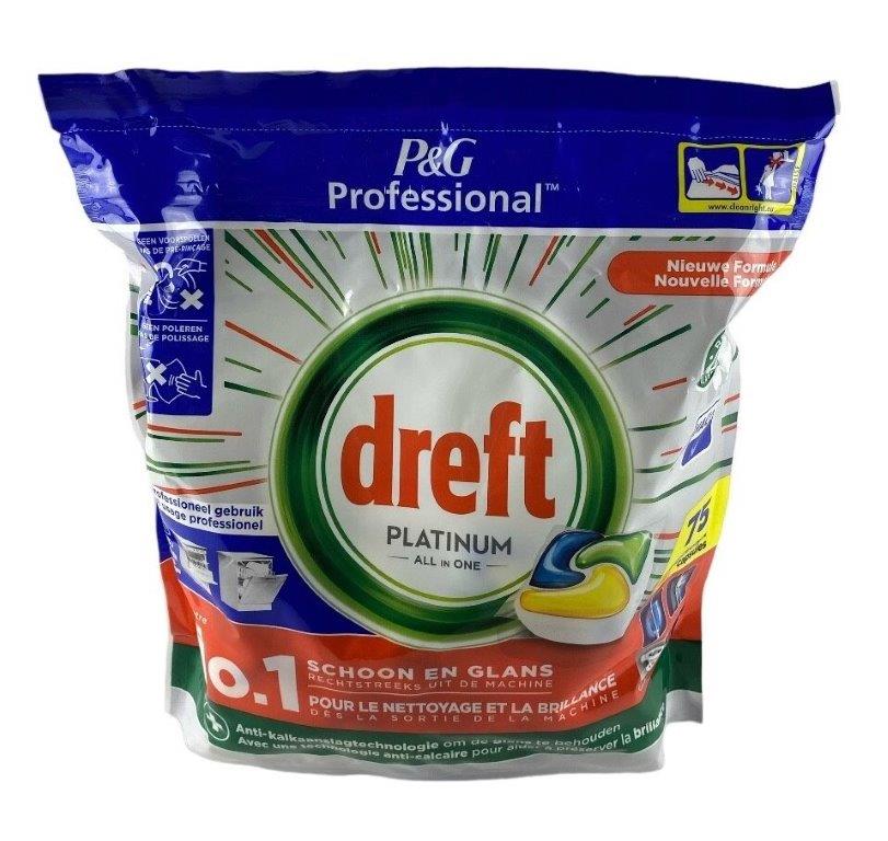 dreft platinum allinone 75 tabs lemon