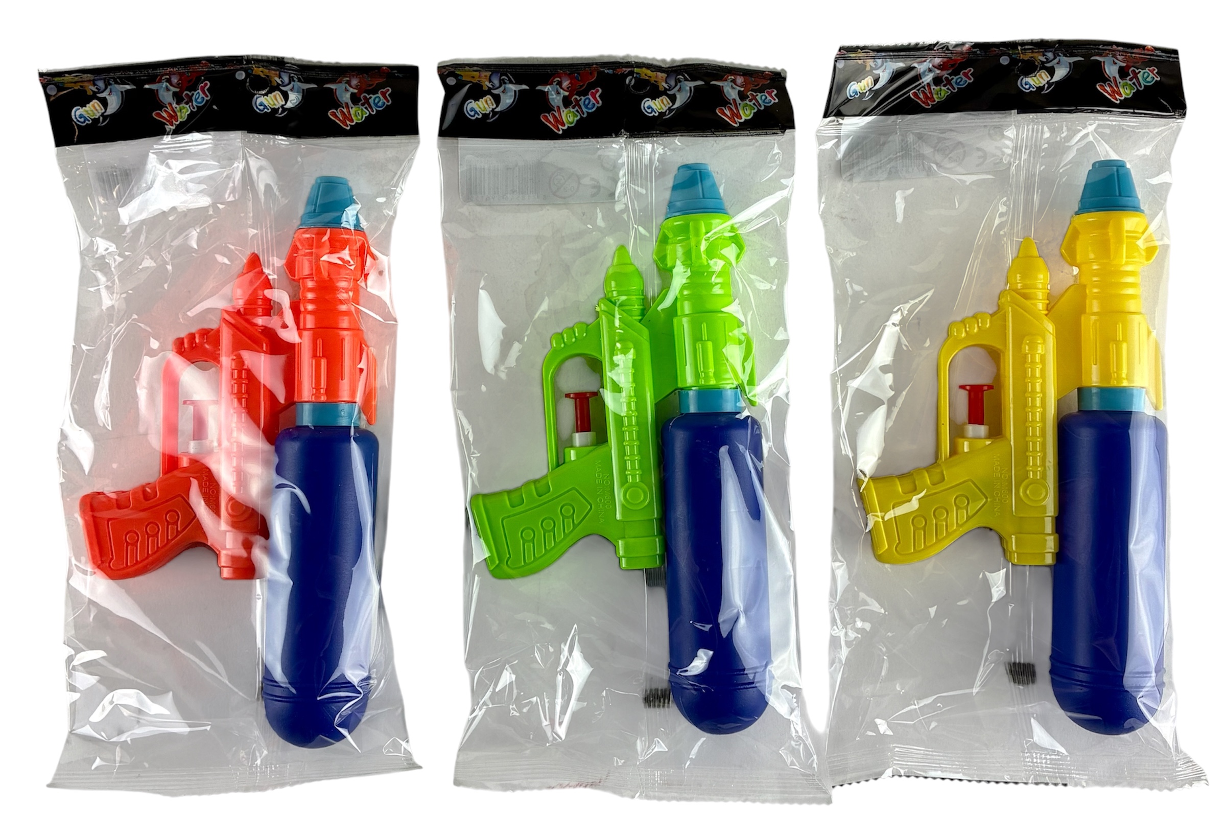 waterpistool 19cm 3ass kleuren stockverkoop zomerspeelgoed