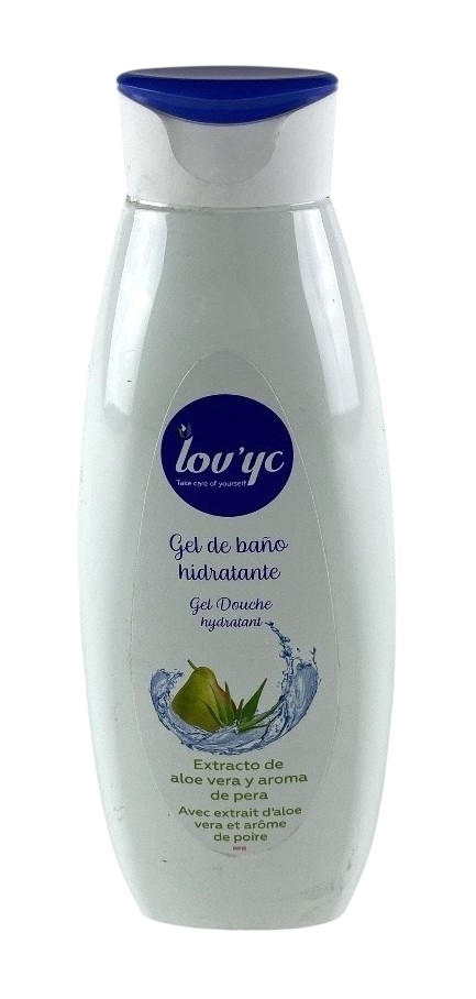 douche gel 750ml lovyc aloe vera extractpear +et