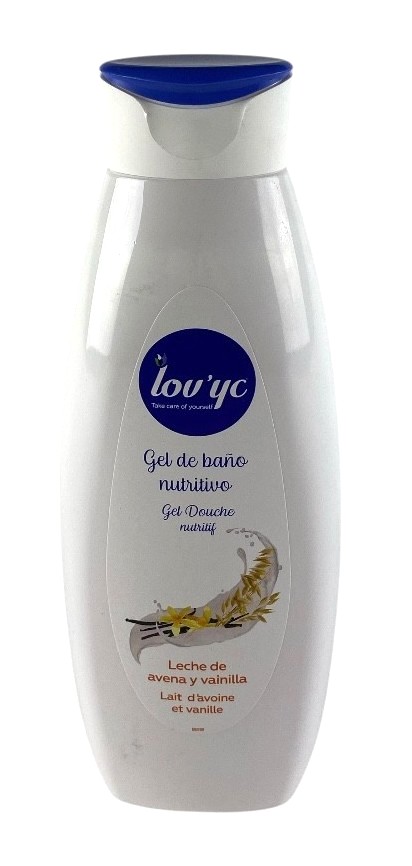douche gel 750ml lovyc nutritive oat milk van +et