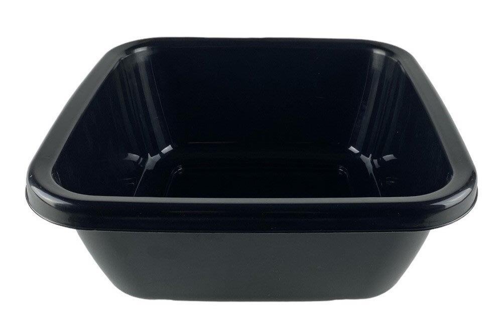 bassine carree 6l noir