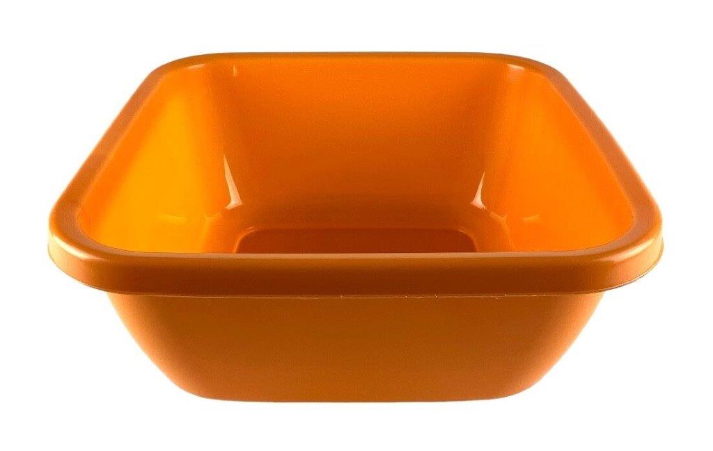 bassine carree 9l orange