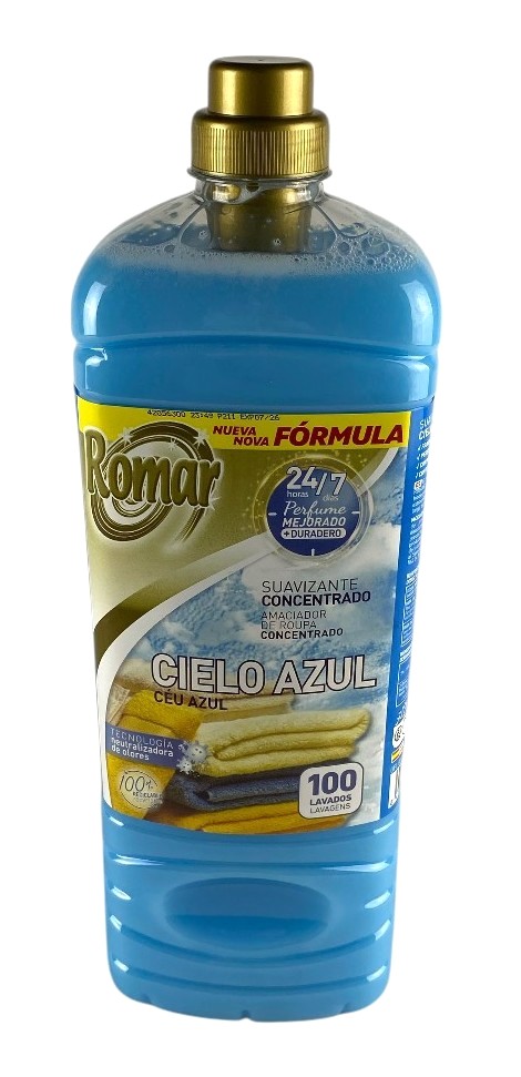 romar adoucissant blue 2l 100sc