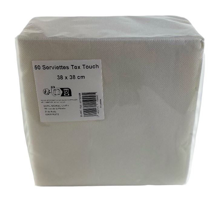 servetten s-50 papier wit 38x38cm