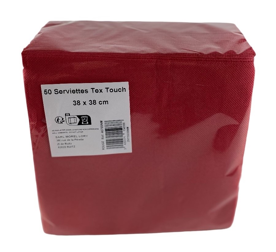 servetten s-50 papier rood 38x38cm