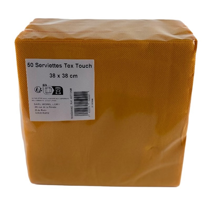 servetten s-50 papier oranje 38x38cm