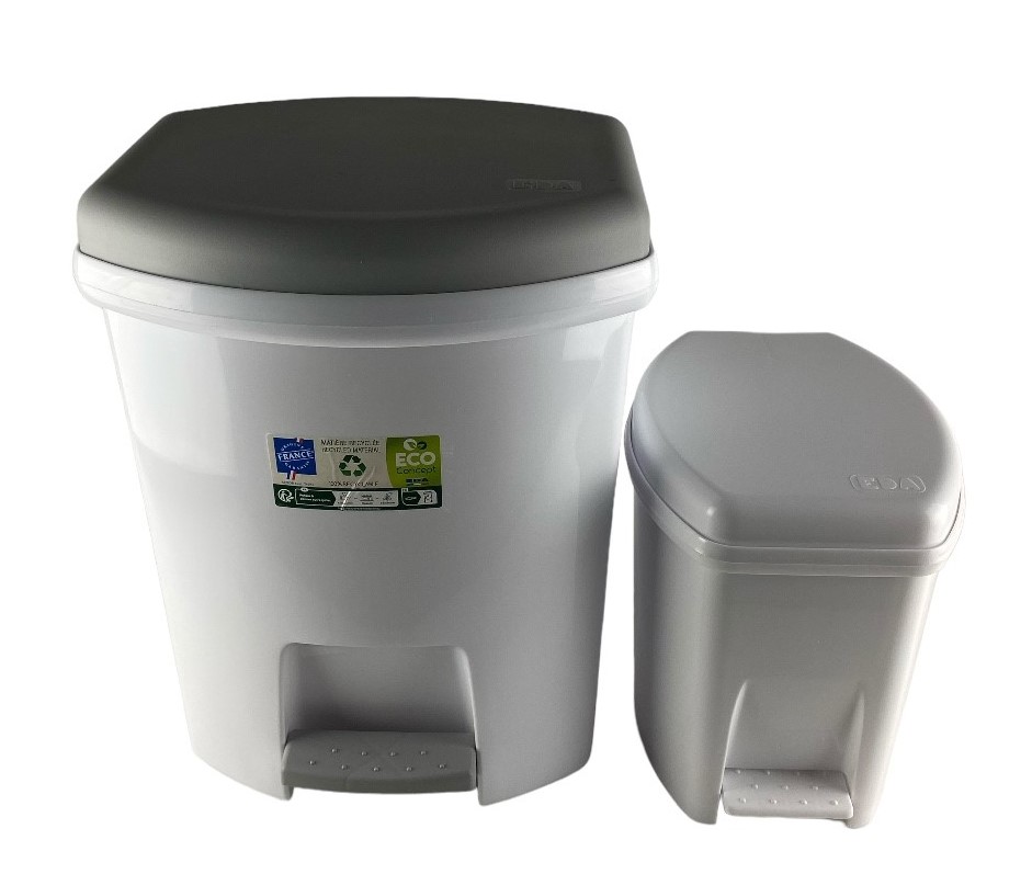 vuilbakken set-2 27l-6l
