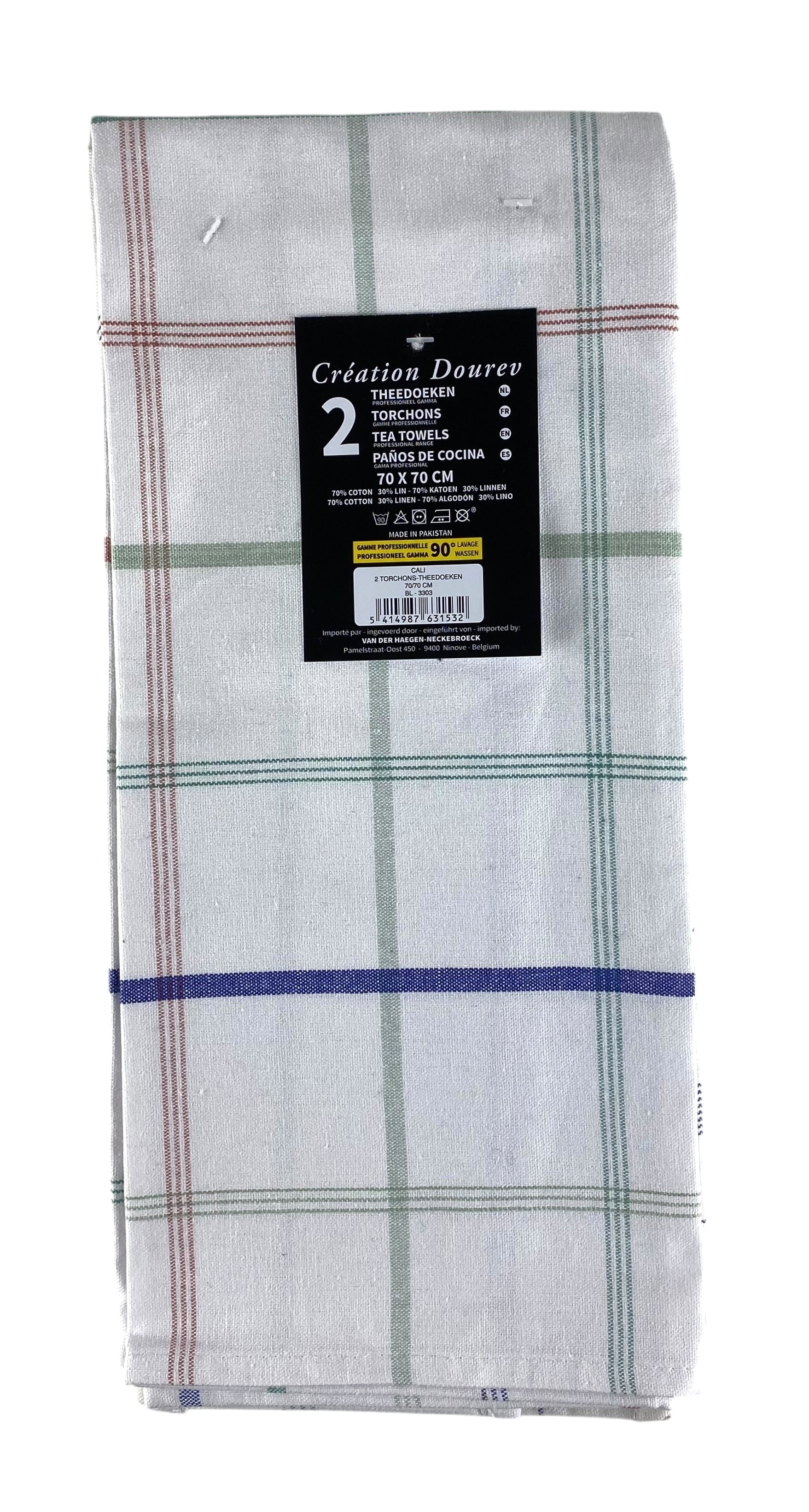 torchons 70x70cm s-2 119gr 70% cotton 30% linen 243gr-m² stockverkoop theedoeken