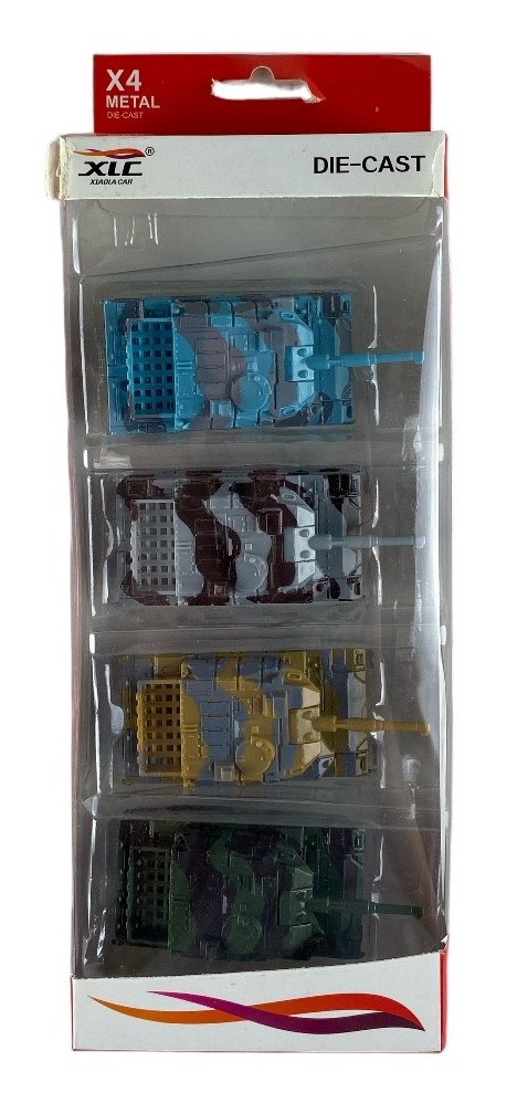 tank 9 cm 4 stuks promo