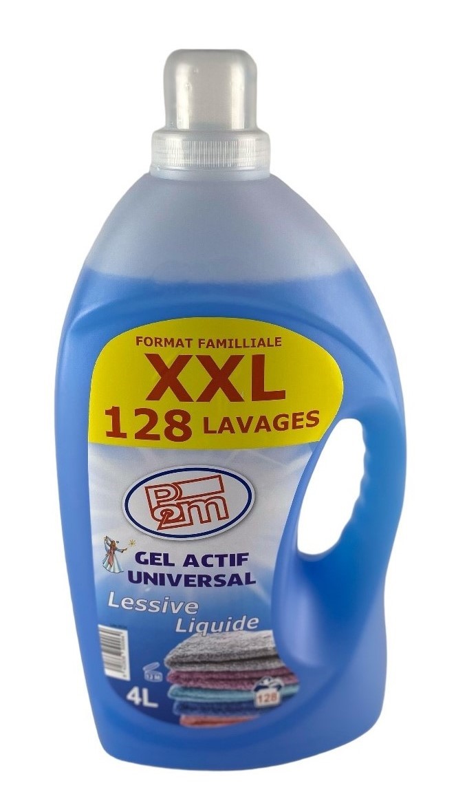lessive actif gel 4l-128sc xxl
