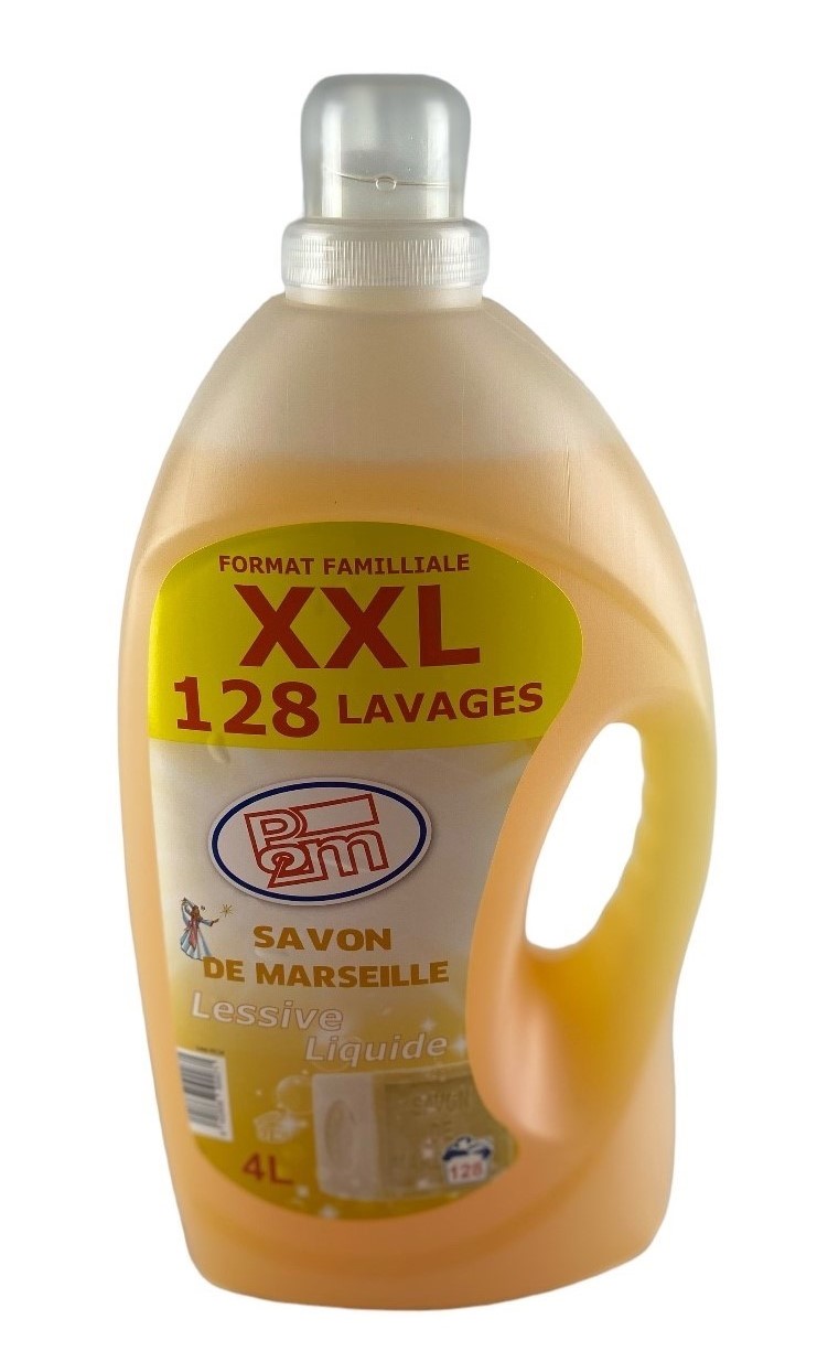 lessive savon de marseille 4l-128sc xxl