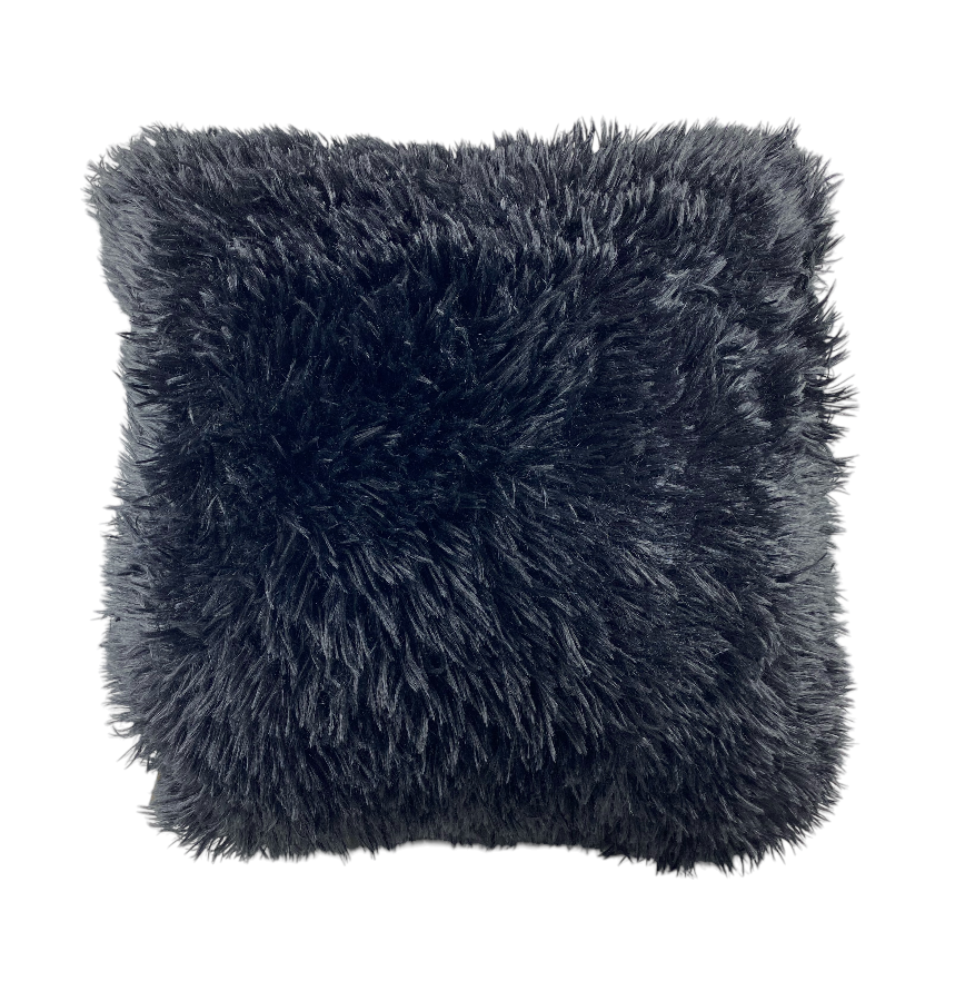 coussins salon 43 x 43 cm noir