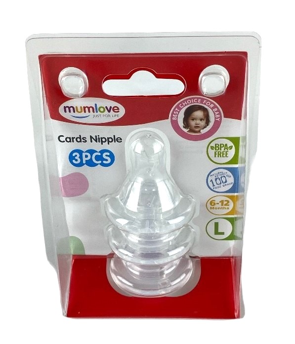 tetines silicone set-2 large mumlove