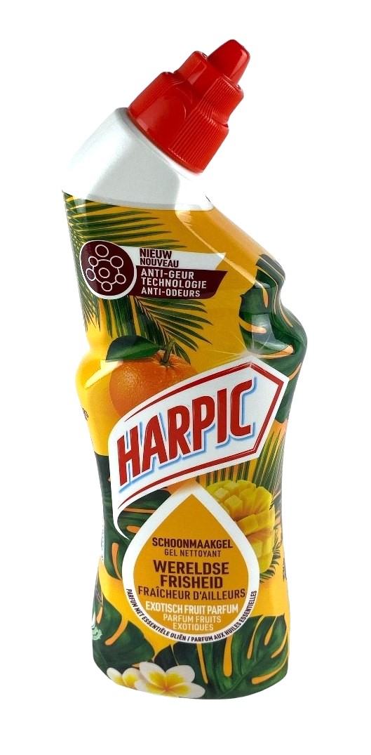 harpic wc gel wereldse frisheid exotisch 750ml