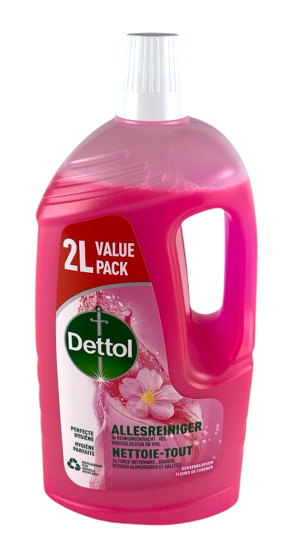 dettol 2l power fresh nettoyant-tout fleur frais