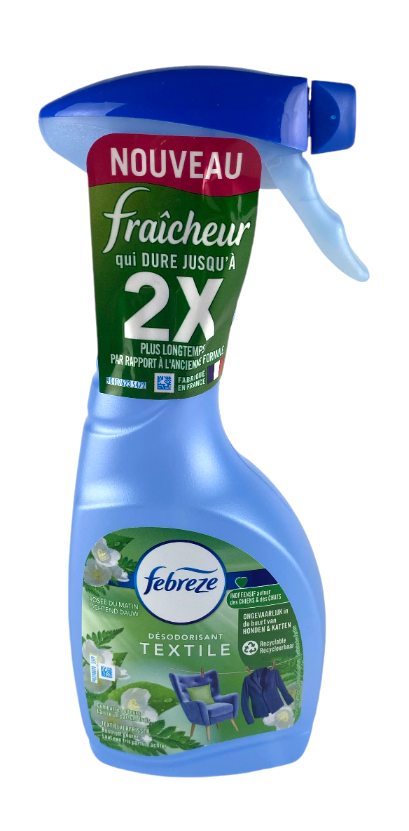 febreze desodorisant textile 500ml spray bleu