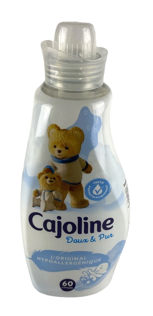 cajoline adoucissant 60 lavages 1.5l doux pur fr