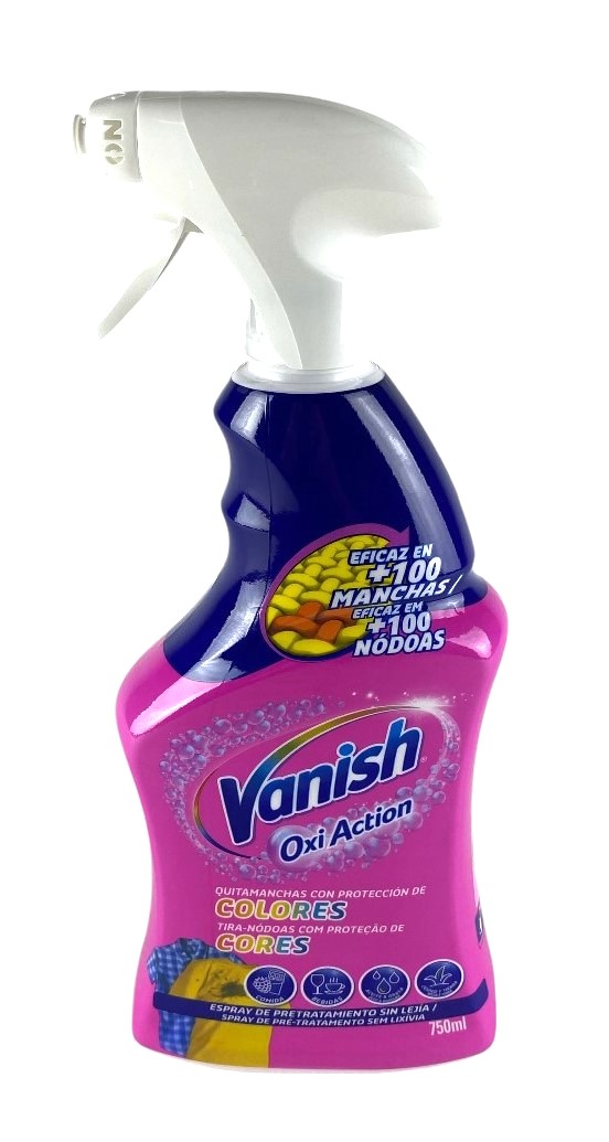 vanish oxi action spray 750ml pink + etiket