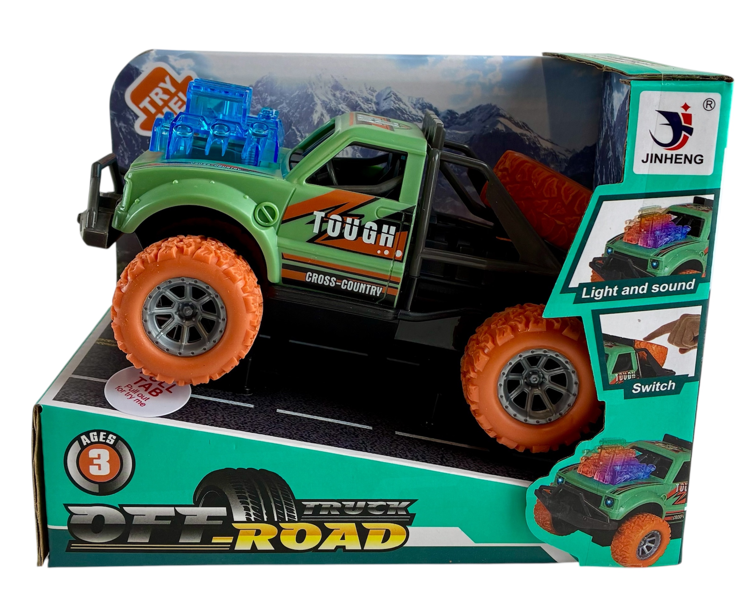 auto off road 16.50cm 4ass