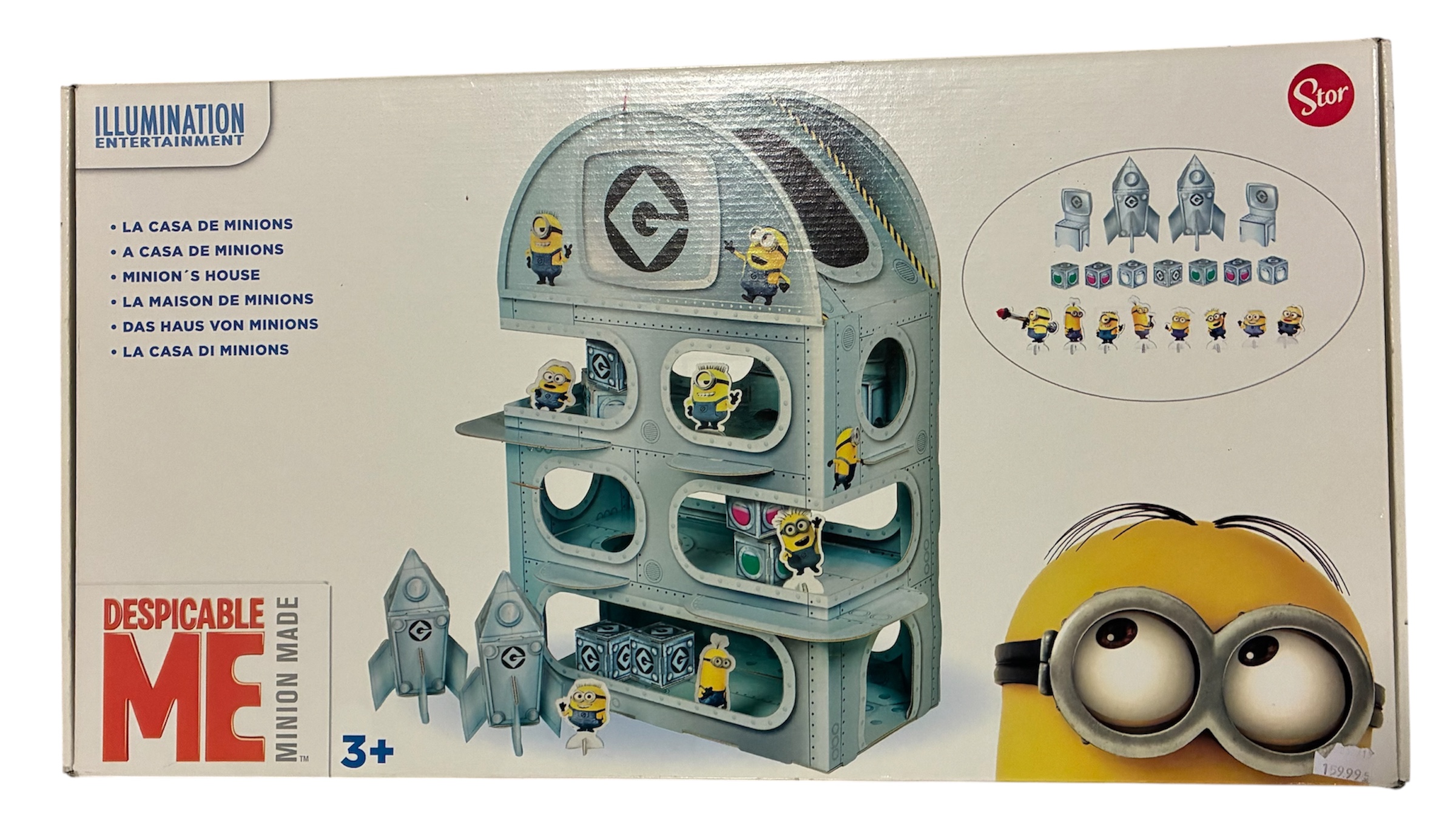 paquet construction maison 53x33x17cm minions