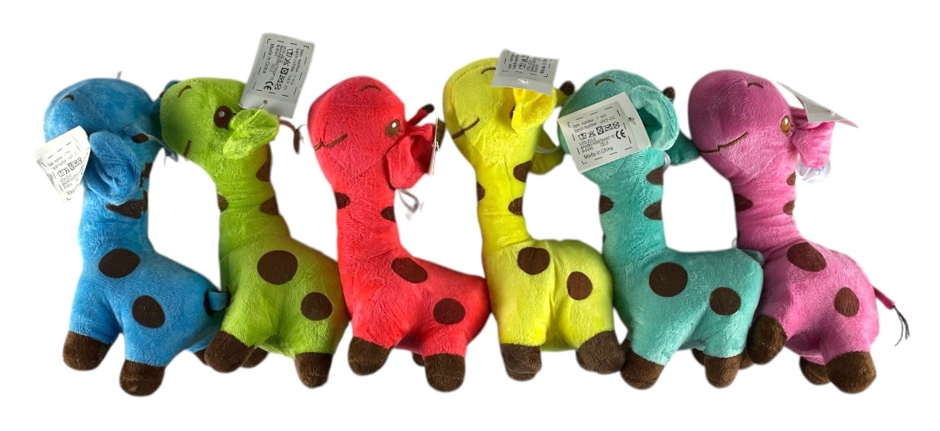 jouet en peluche giraffe 22cm