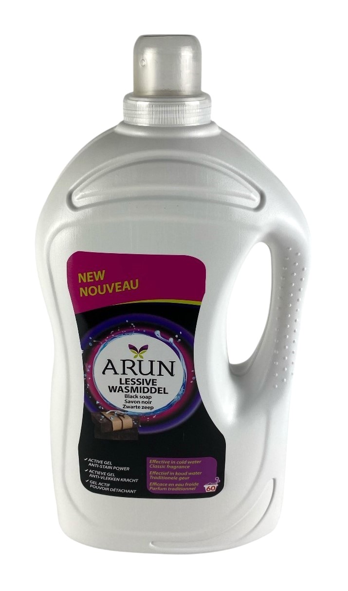 lessive arun black soap 4l-60sc