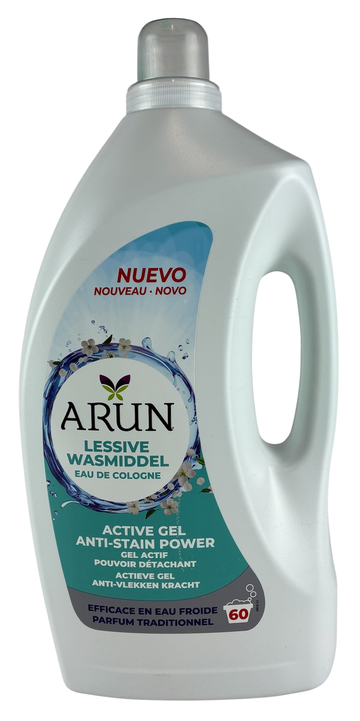 wasmiddel arun cologne 4l-60sc stockverkoop wasmiddelen