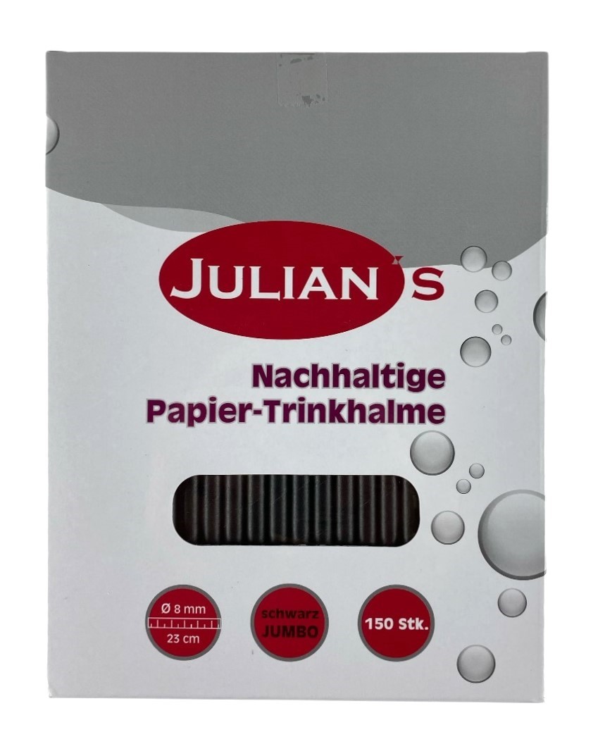 rietjes papier 23cm zwart bio s-150 promo