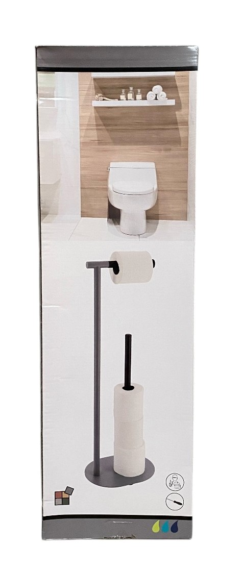 wc rol houder taupe luxe