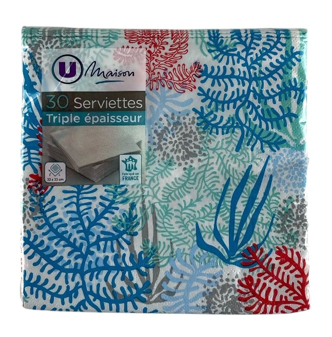 servetten 33x33cm coraux