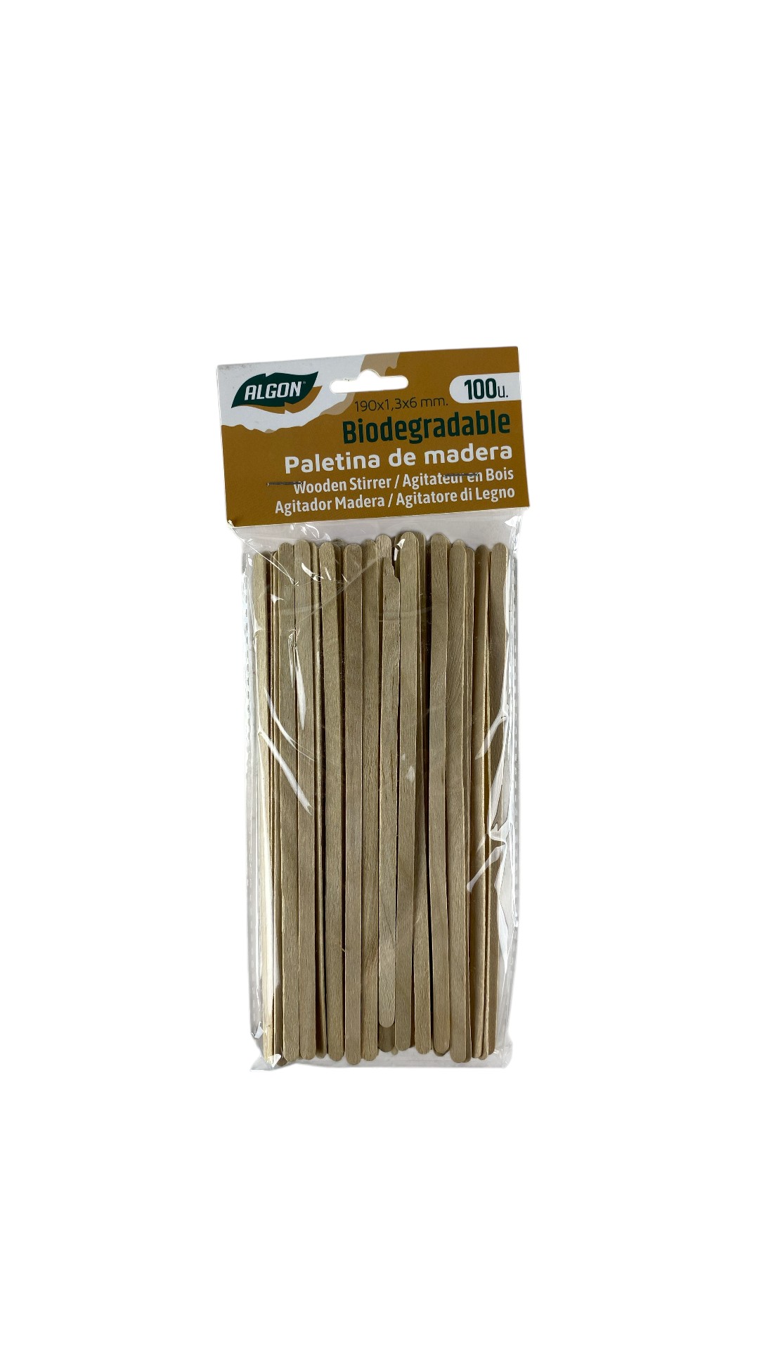 s-100 houten staafjes 19cm algon