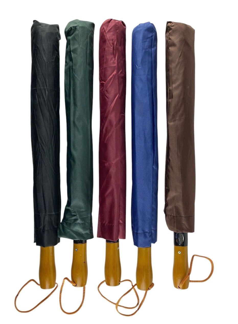parapluie 48cm x 70 ass design manche bois